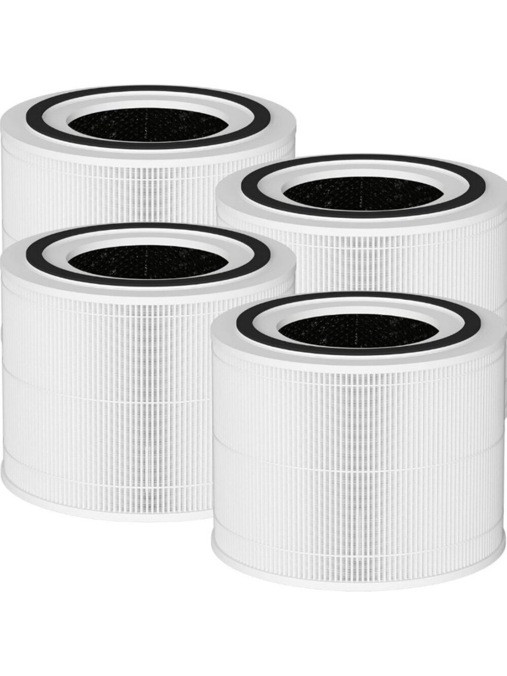 240 True Replacement Air Filter for 3-in-1 Purifier, 4 Pack, Compatible